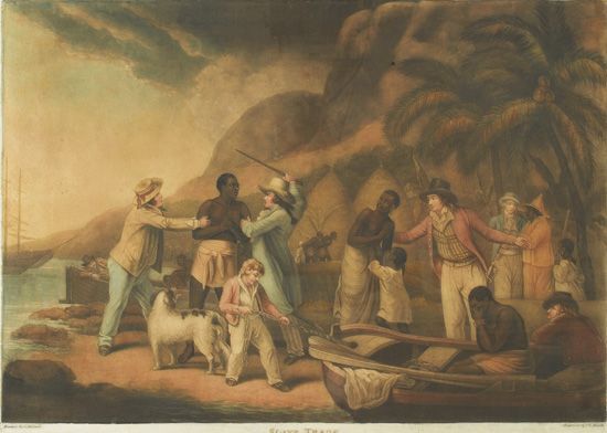 (SLAVERY AND ABOLITION.) MORLAND, GEORGE. Slave Trade.